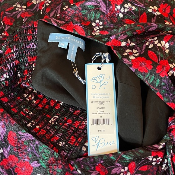 Draper James Belle Meade Floral Bow-Back Dress M NWT - Picture 7 of 8